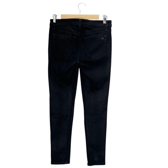 Joe’s Jeans Skinny Ankle Women’s Size 28/6 Black Coated Denim Stretch joes EUC - Picture 3 of 7